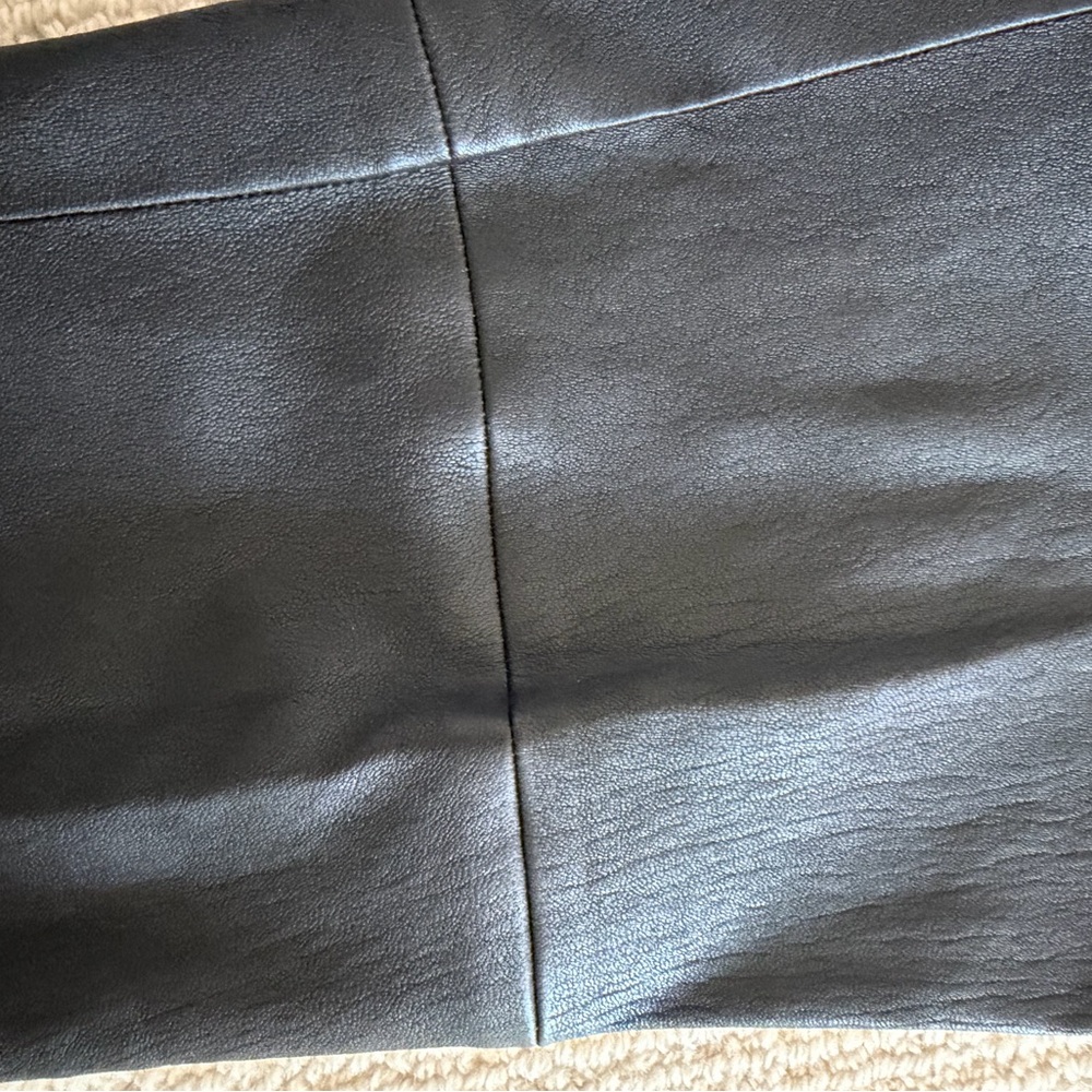 Ralph Lauren Purple Label Black Leather Pants Size 2 - Picture 11 of 13